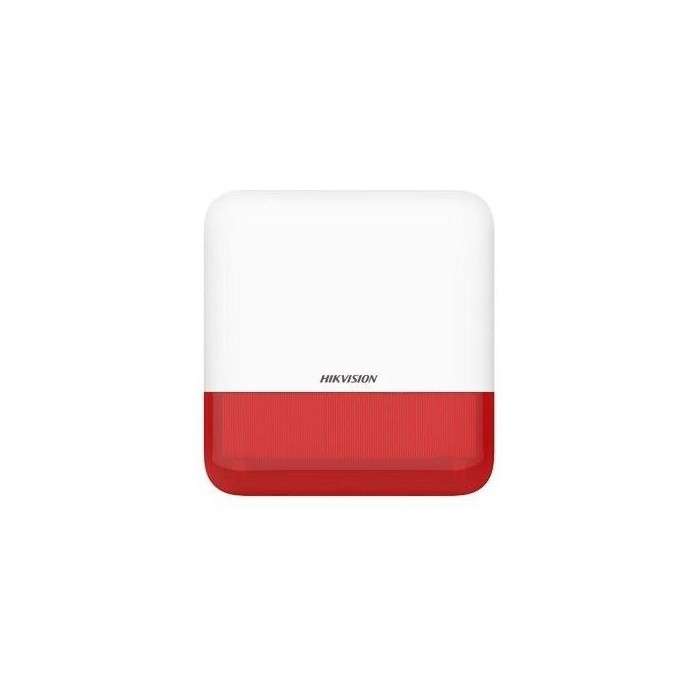 DS-PS1-E-WE (Red) AX PRO Bezdrátová venkovní siréna, červená