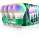 NOUS Smart Bulb P3 (4-pack) Chytrá žárovka RGB E27 9W Tuya
