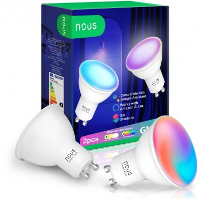 NOUS Smart Bulb P8 (2-pack) Chytrá žárovka RGB GU10 4,5W Tuya