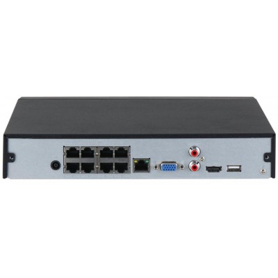 NVR4108HS-8P-4KS3 8CH, 8xPoE, 12Mpix, 1xHDD (až 20TB), 160Mb, AI, Perimetr, SMD Plus, Tváře, Počítání osob, Heat mapy