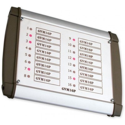 GVM16PLED signalizační tablo v krytu 16 LED