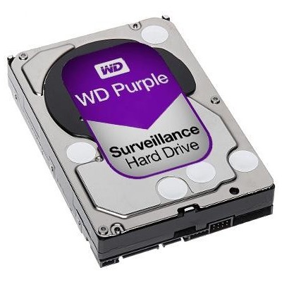 HDD-1TB WD WD Purple 1 TB, 64 MB cache, 6 Gb SATA., 5400 ot.