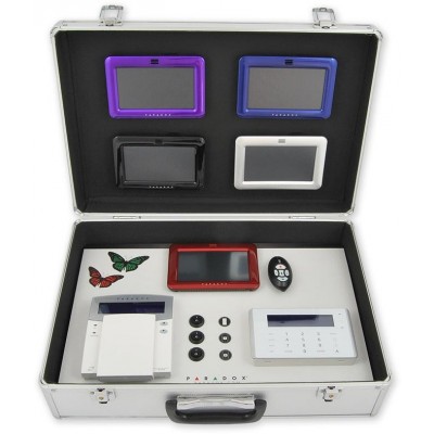 Předváděcí sada DIGIPLEX EVO prezentační kufřík s EVO a klávesnicemi