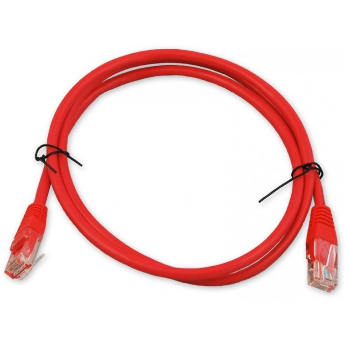 PC-600 C6 UTP/0,5M - červená propojovací (patch) kabel