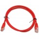 PC-601 C6 UTP/1M - červená propojovací (patch) kabel