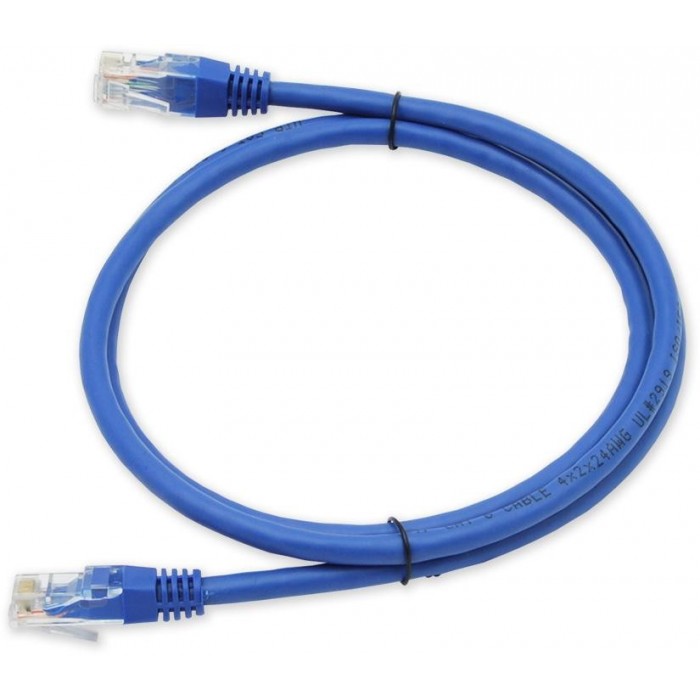 PC-601 C6 UTP/1M - modrá propojovací (patch) kabel