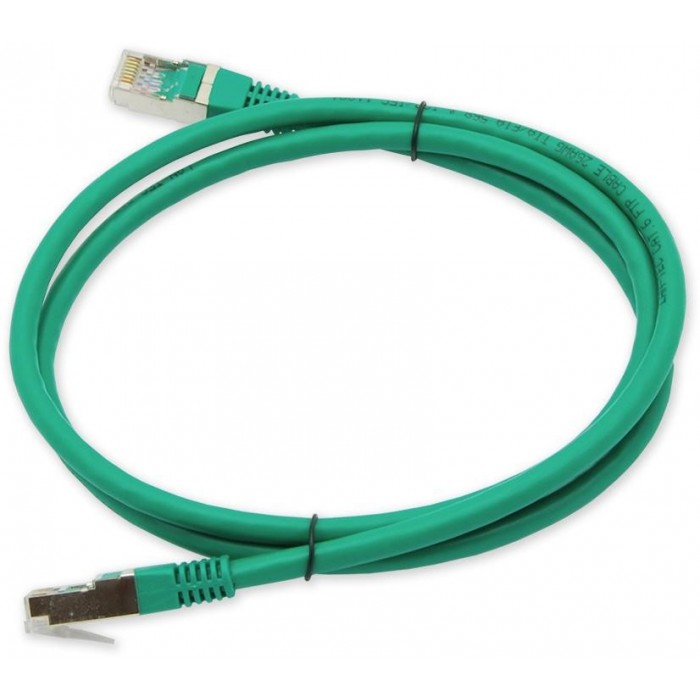 PC-800 C6 FTP/0,5M - zelená propojovací (patch) kabel