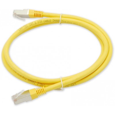 PC-801 C6 FTP/1M - žlutá propojovací (patch) kabel