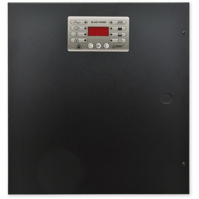 PS-BOX-13V5A18Ah+LCD zálohovaný zdroj v boxu s detekcí poruch