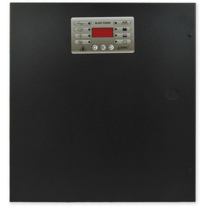 PS-BOX-13V5A40Ah+LCD zálohovaný zdroj v boxu s detekcí poruch
