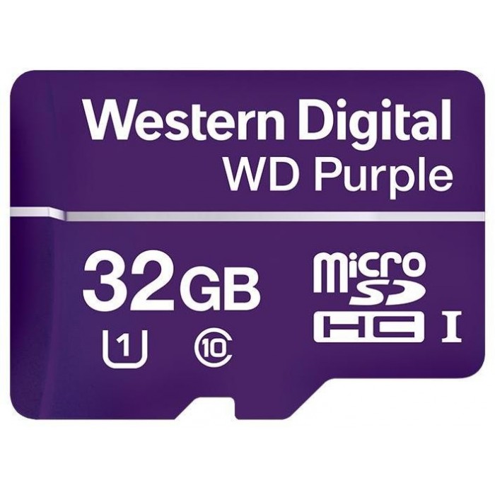 WDD032G1P0A paměťová karta MicroSDHC 32GB, WD Purple