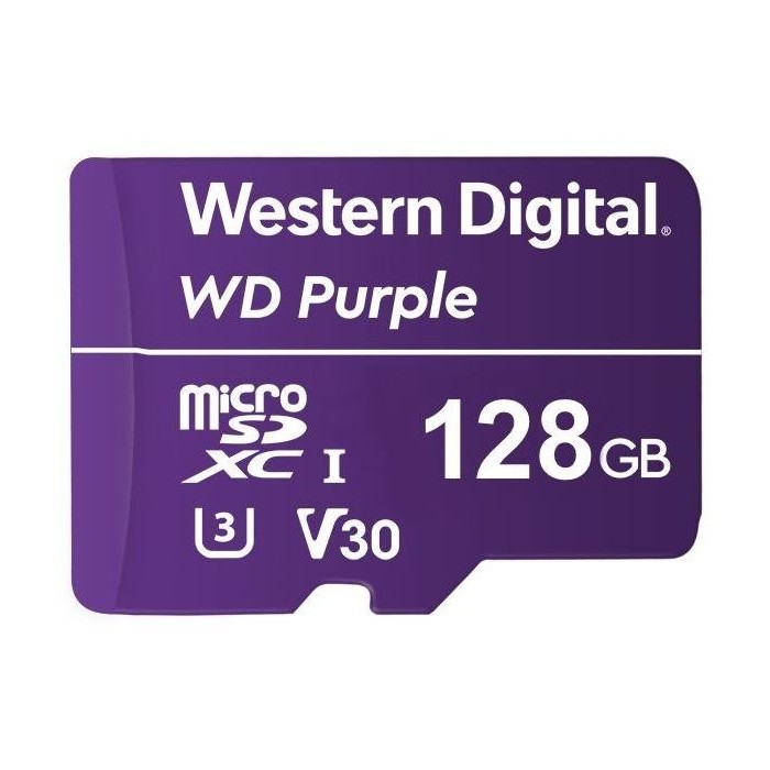 WDD128G1P0A paměťová karta MicroSDXC 128GB, WD Purple