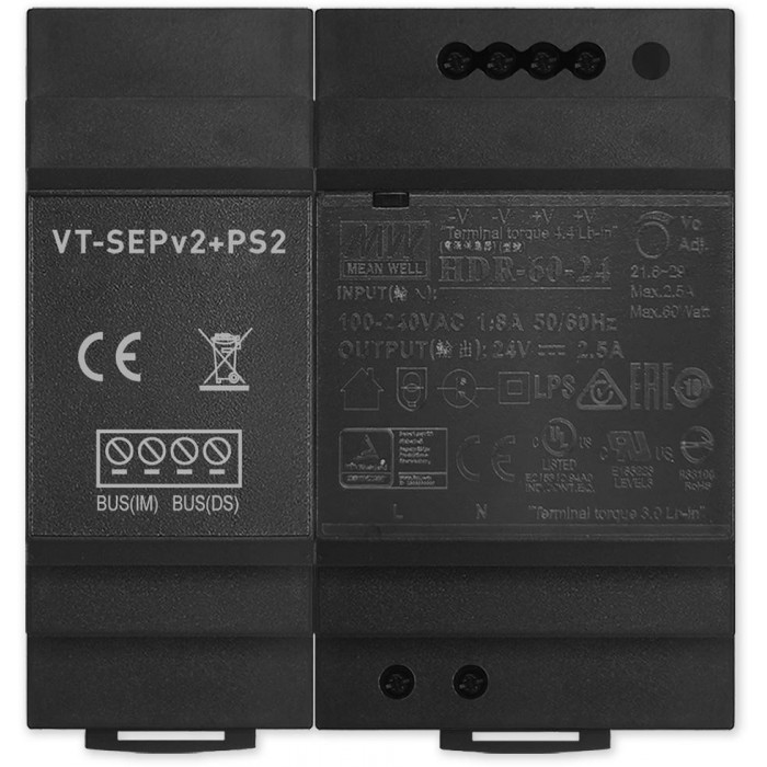 VT-SEPv2+PS2 zdroj se směšovačem napětí a dat