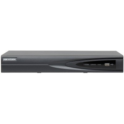 DS-7604NI-K1/4P(C) 4CH, 8 Mpx, 1xHDD, 40Mb/80Mb H.265+, VCA,  PoE