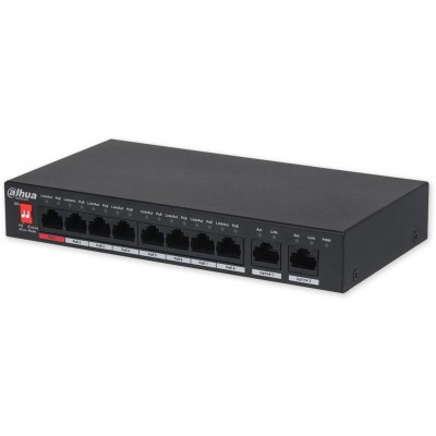 PFS3010-8ET-96-V2 PoE switch 10/8, 8x PoE/2x Gb, 96W