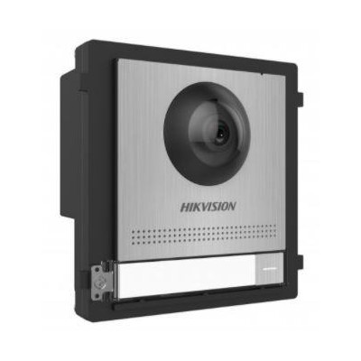 DS-KD8003-IME1(B)/S řídící modul s kamerou a 1-tlač., IP LAN verze, nerez